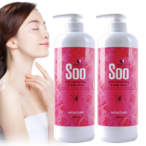 청정미인 퍼퓸 바디로션 워시 샴푸 린스 1000ml 1+1 행사 (최종가 9900원) / 총 2000ml 대용량