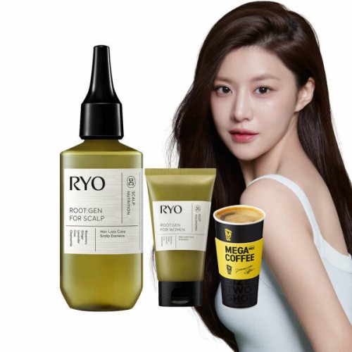 려 루트젠 탈모증상전문케어 두피에센스 80ml + 증정) 샴푸100ml + 메가커피 쿠폰